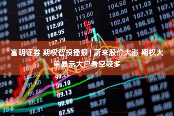 富明证券 期权智投播报 | 蔚来股价大涨 期权大单显示大户看空较多