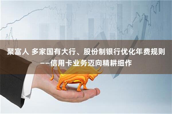聚富人 多家国有大行、股份制银行优化年费规则——信用卡业务迈向精耕细作