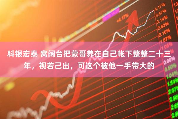 科银宏泰 窝阔台把蒙哥养在自己帐下整整二十三年，视若己出，可这个被他一手带大的