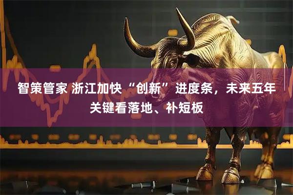 智策管家 浙江加快 “创新” 进度条，未来五年关键看落地、补短板