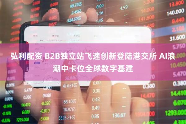 弘利配资 B2B独立站飞速创新登陆港交所 AI浪潮中卡位全球数字基建