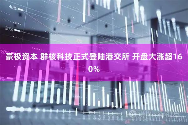 豪极资本 群核科技正式登陆港交所 开盘大涨超160%