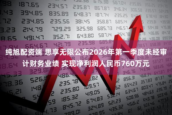 纯旭配资端 思享无限公布2026年第一季度未经审计财务业绩 实现净利润人民币760万元