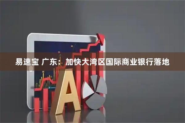 易速宝 广东：加快大湾区国际商业银行落地